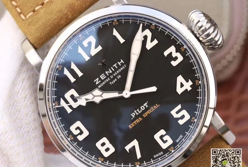 Zenith Pilot 03.2430.3000 21.C738 XF Factory 1:1 Best Edition Replica Watch Swiss ETA2824-2